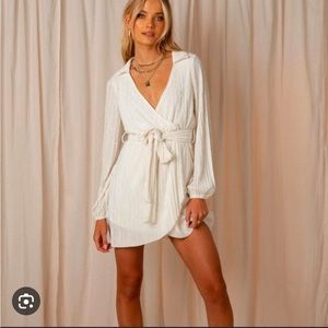 Peppermayo Dolce Vita Mini Wrap Dress